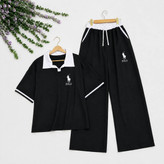 ست تیشرت شلوار polo(مارک چاپی )💞🌹کد 758 آدراپانا