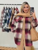 ژاکت پشمی موهر دار سایه 🎀💕کد 24116 کلار