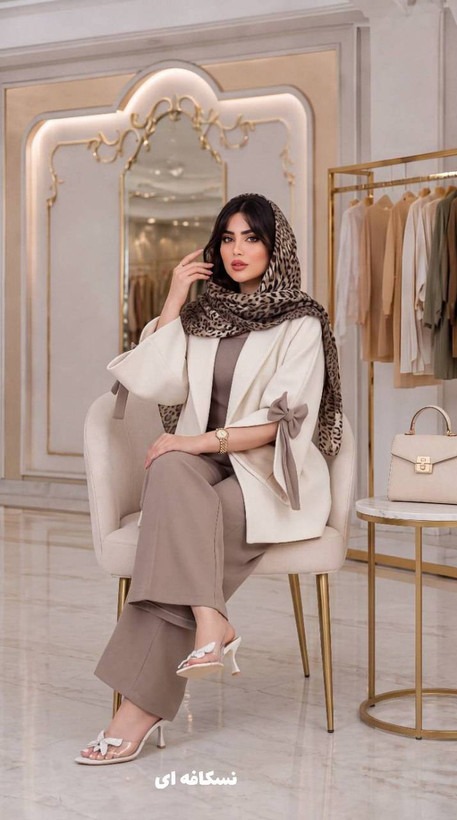 کت و شلوار آیلین جنس مازراتی😍🎀کد 24117 ناز