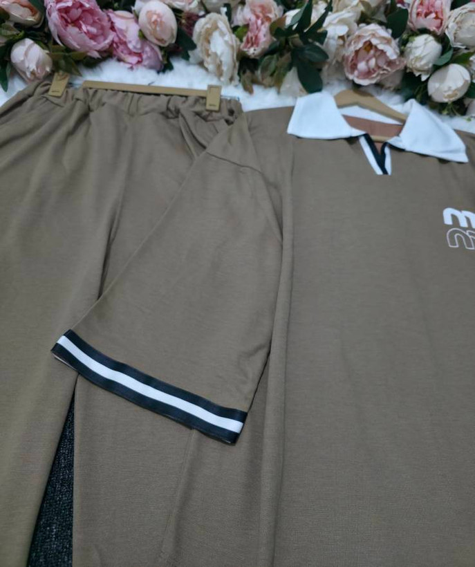 ست تیشرت شلوار میو میو🥰♥کد 24046 آرات