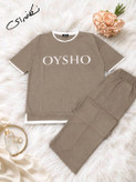 ست تیشرت شلوار اسپرت OYSHO دورس چهار فصل در رنگبندی 🥰🥰کد۱۵۸۰۳ دلتا