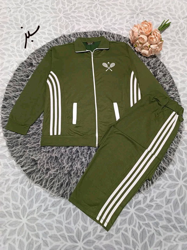 ست سویشرت شلوار تنیس د. رنگبندی 🎀🎀کد۲۴۱۵۱ دلتا