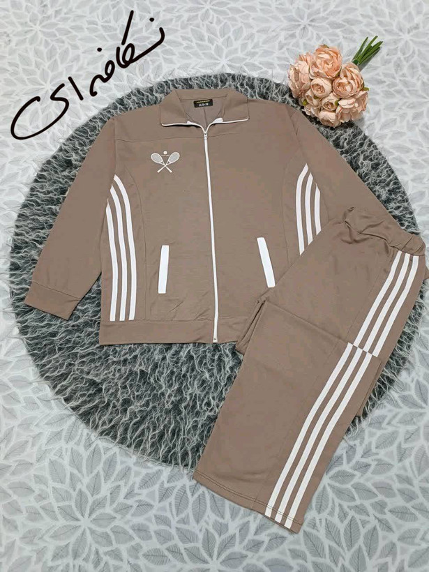 ست سویشرت شلوار تنیس د. رنگبندی 🎀🎀کد۲۴۱۵۱ دلتا