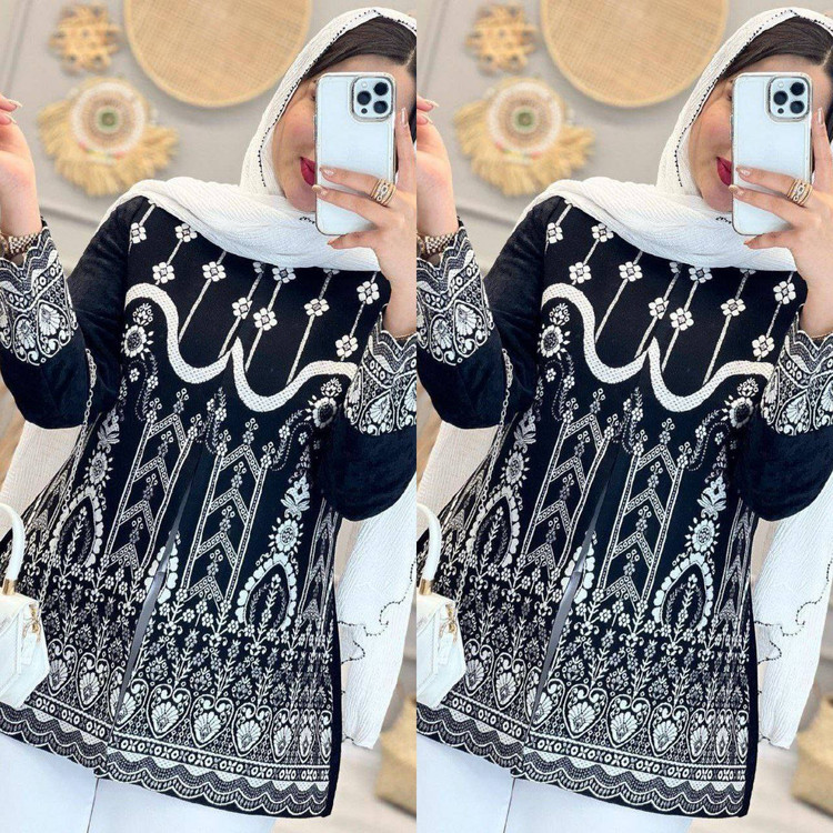 مانتو کتی مدل نوردخت🌿 با کیفیت عالی ✅ الیش5093