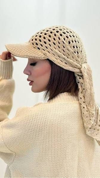 دورگ نقابدار قلاب بافی 🌿 با رنگ بندی و کیفیت عالی ✅الیش24208