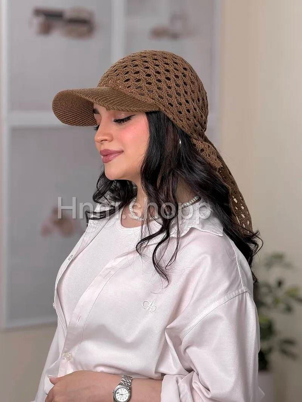 دورگ نقابدار قلاب بافی 🌿 با رنگ بندی و کیفیت عالی ✅الیش24208