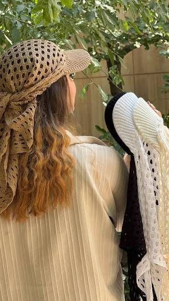 دورگ نقابدار قلاب بافی 🌿 با رنگ بندی و کیفیت عالی ✅الیش24208