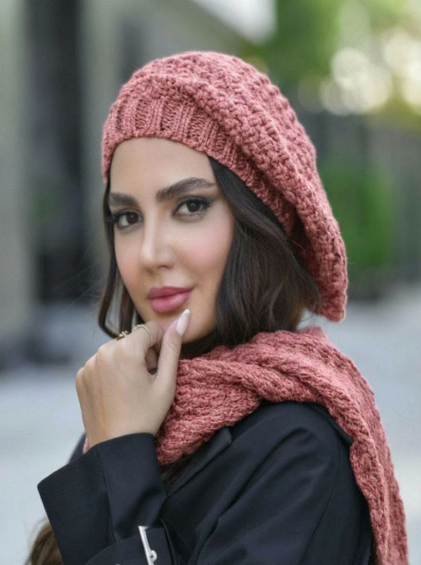 ست شال و کلاه آرکان🌿 با رنگبندی و کیفیت عالی✅ الیش1231