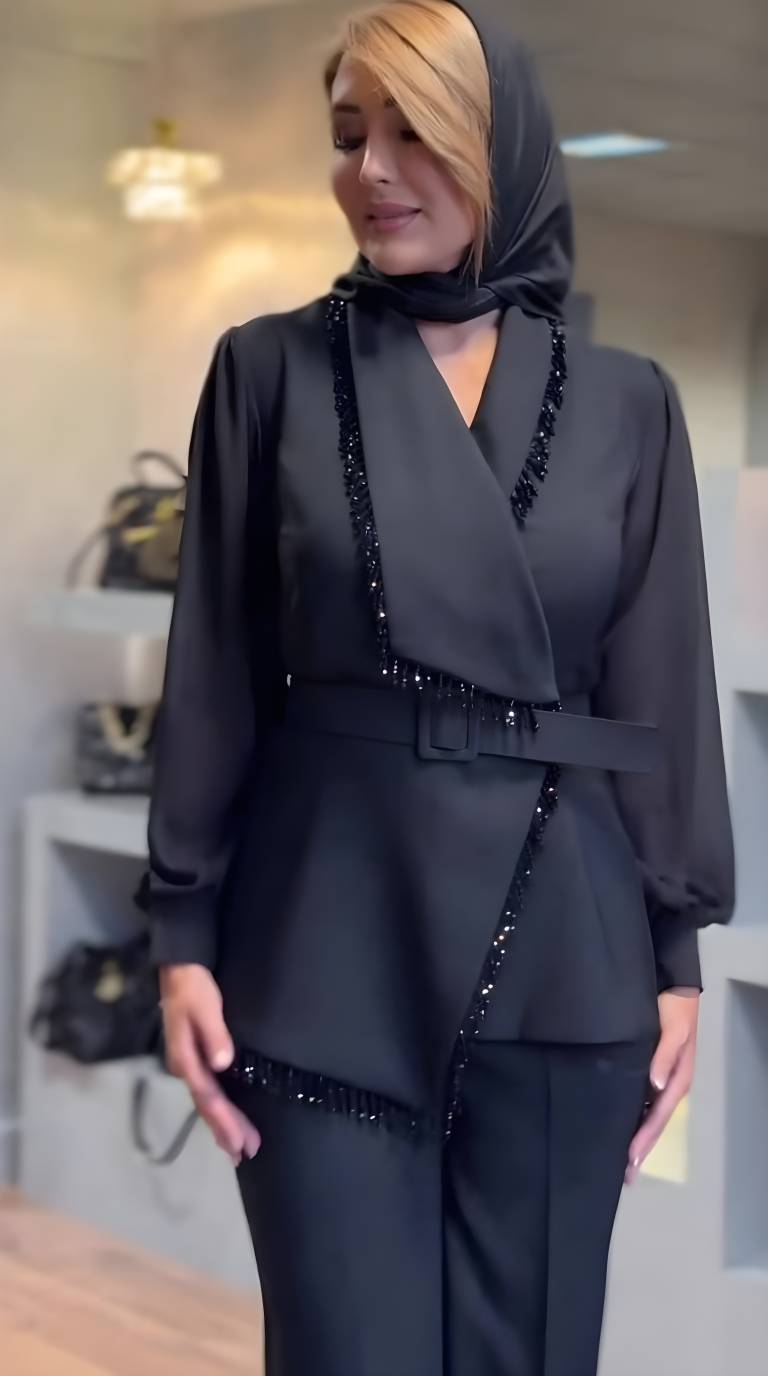 کت و شلوار مجلسی نگاه جنس مازراتی👌🏻♥کد 6453 طاها