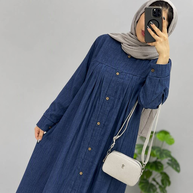 مانتو بلند شایسته 🌿 با پارچه شانتون✅ با کیفیت بسیار عالی 🌿والی21421