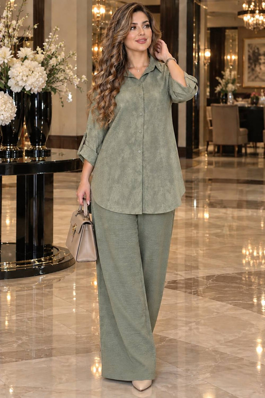 ست مانتو شلوار 1035 جنس عالی🤩✨کد 23737 آرات