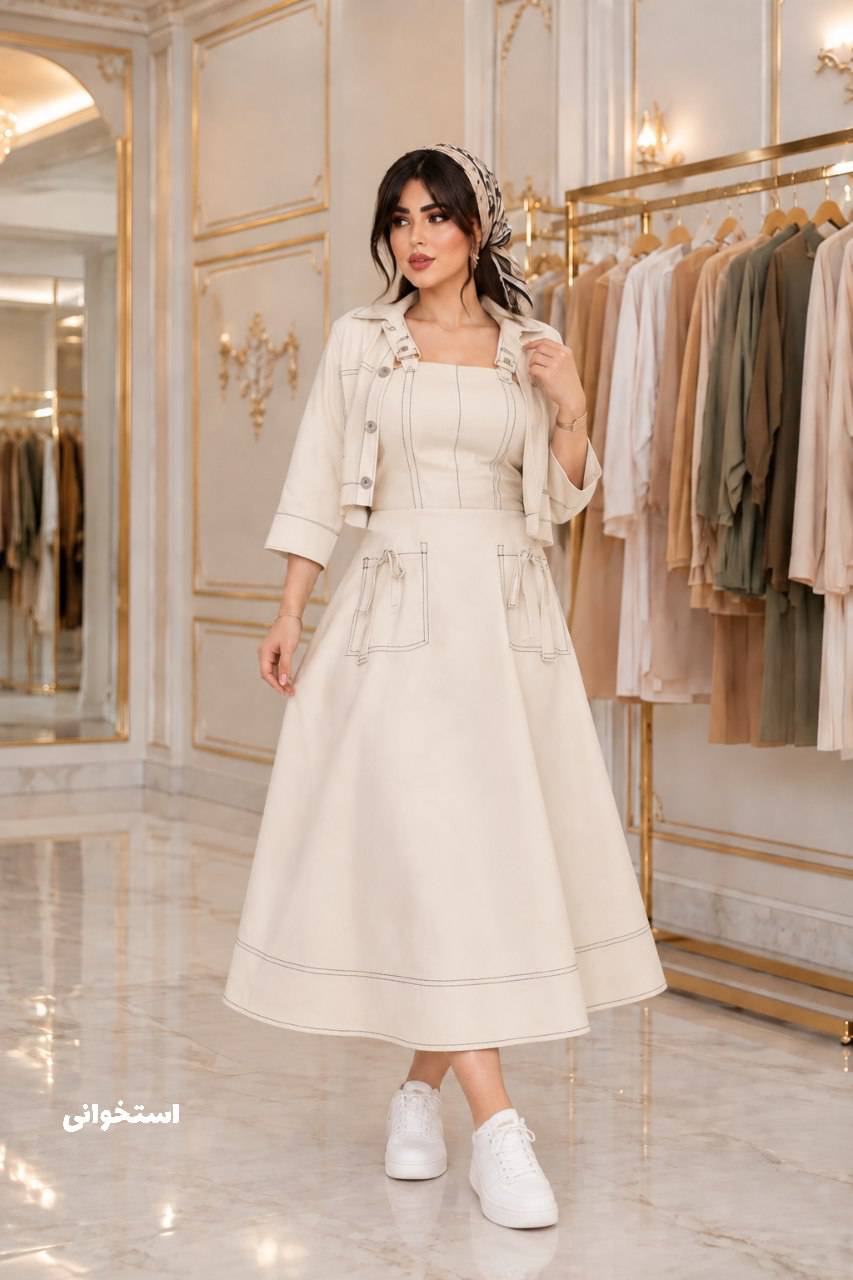 کت سارافون گلاره جنس فاستونی در رنگبندی🥰👌🏻کد 24285 ناز
