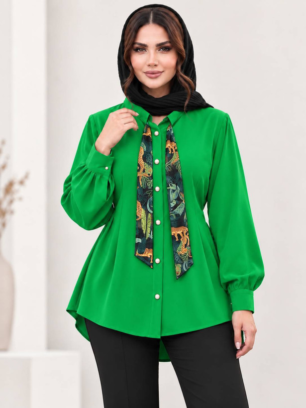 شومیز مجلسی کرواتی ۳۳۱ تکرنگ 🤩🤩کد۲۴۲۷۱ لی