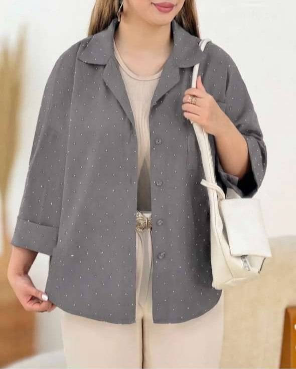 شومیز نگینی چکاوک💞🦋کد 21044 کلا