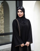 مانتو عبایی مغزی دوزی شده کد 3181راشی🛍🌈💯🎀