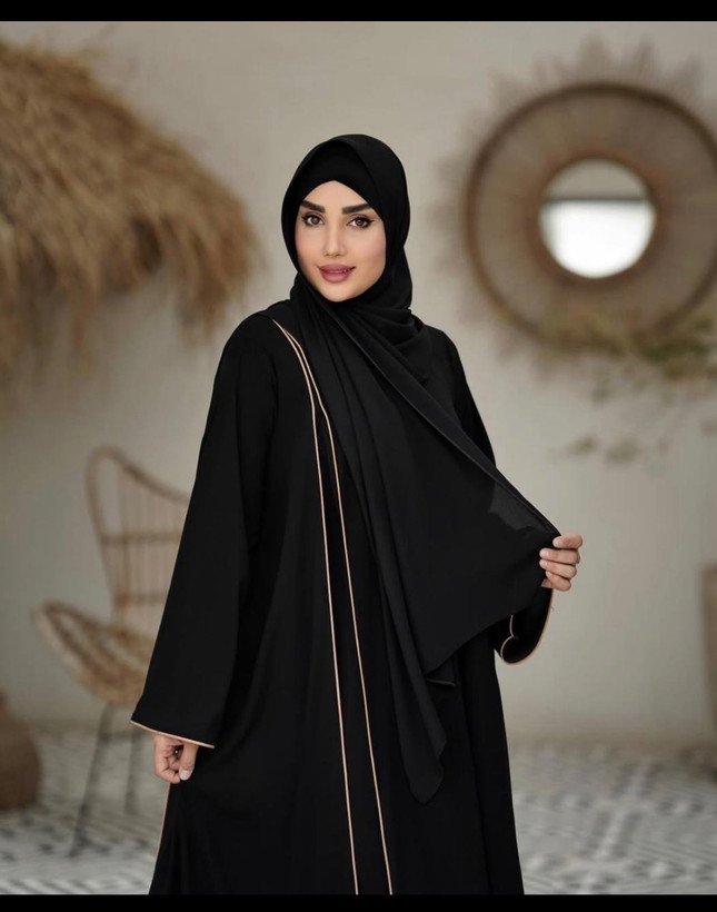 مانتو عبایی مغزی دوزی شده کد 3181راشی🛍🌈💯🎀