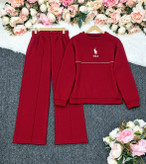 ست بلوز شلوار polo لاین در دورنگ 😍😍 کد ۲۴۳۷۶ مد