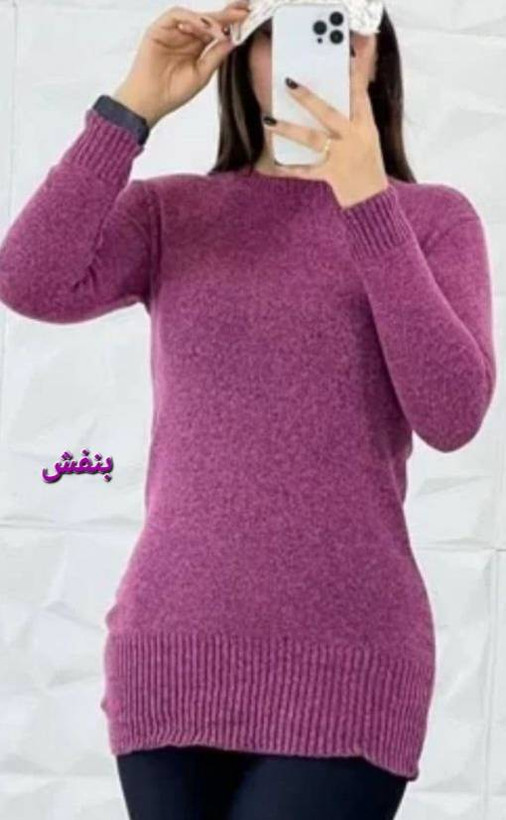 گپ بافت نیمه بلند طاووس 🎀🫀کد 127 شیک و مد