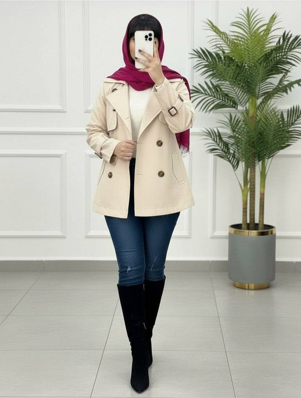 مانتو بارونی دلنواز👌🏻♥کد 2965 طاها
