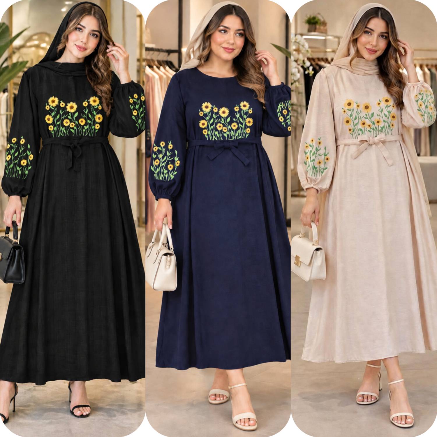 کفتان گلدوزی آروشا🌿 با رنگ بندی و کیفیت عالی ✅ والی5839