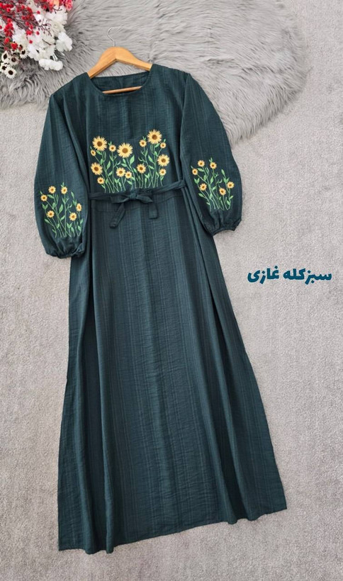 کفتان گلدوزی آروشا🌿 با رنگ بندی و کیفیت عالی ✅ والی5839