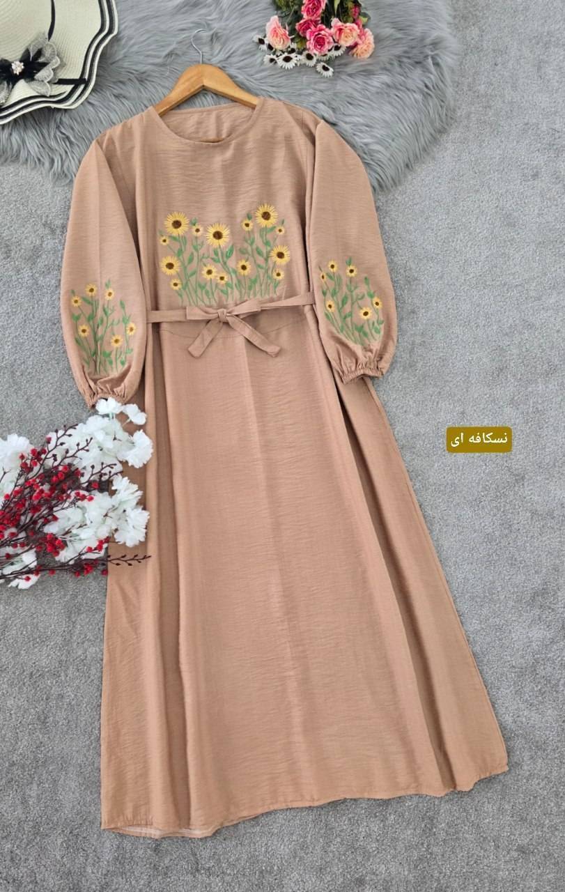 کفتان گلدوزی آروشا🌿 با رنگ بندی و کیفیت عالی ✅ والی5839
