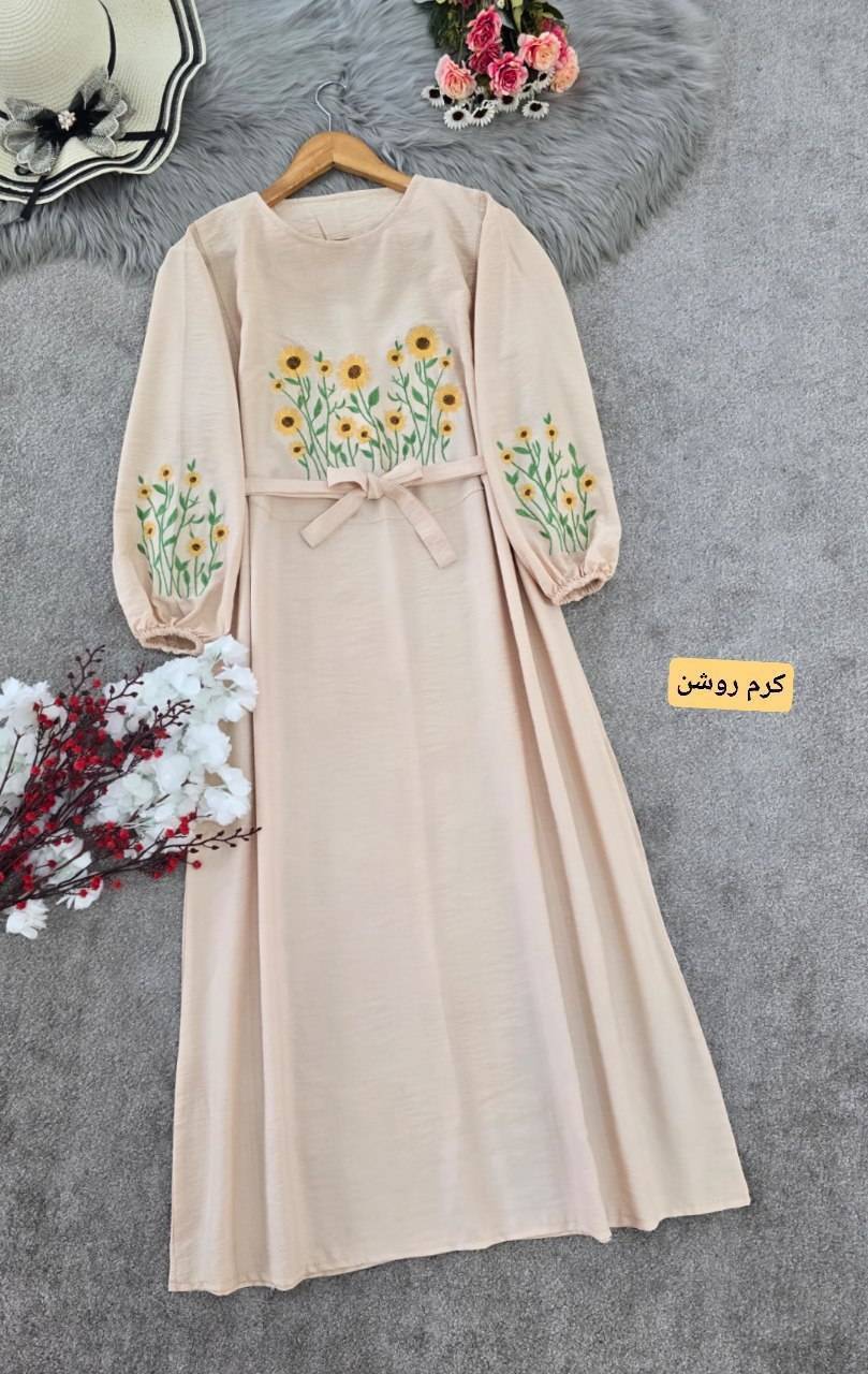 کفتان گلدوزی آروشا🌿 با رنگ بندی و کیفیت عالی ✅ والی5839