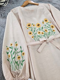 کفتان گلدوزی آروشا🌿 با رنگ بندی و کیفیت عالی ✅ والی5839