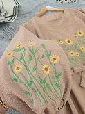 کفتان گلدوزی آروشا🌿 با رنگ بندی و کیفیت عالی ✅ والی5839