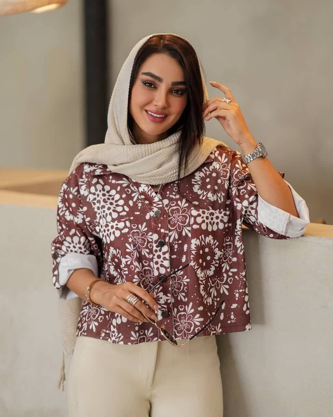 شومیز ترلان 🫀🎀کد 24546 ترمه