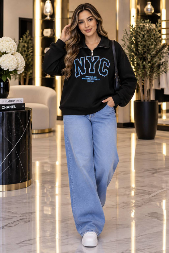 دورس نیم زیپ NYC جنس درجه یک🥰♥کد 24578 آرات
