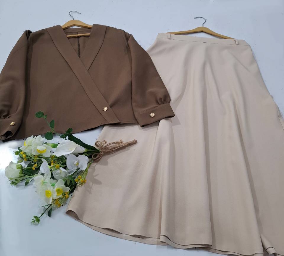 ست شومیز دامن اسرا 🌺😍🌺12624سیمو