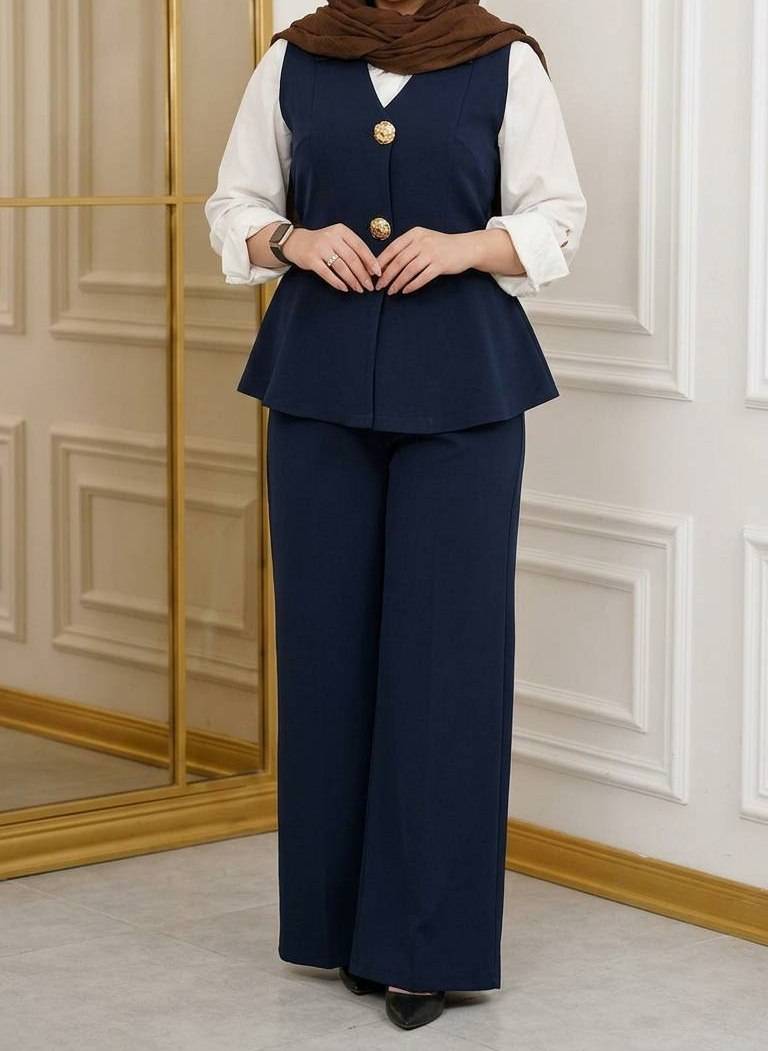 وست و شلوار نازلی باپارچه ای عالی🌺😍🌺23010سیمونا