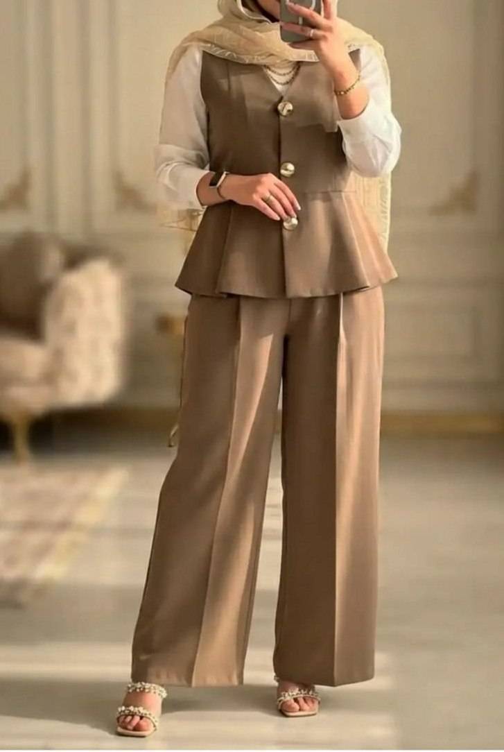 وست و شلوار نازلی باپارچه ای عالی🌺😍🌺23010سیمونا