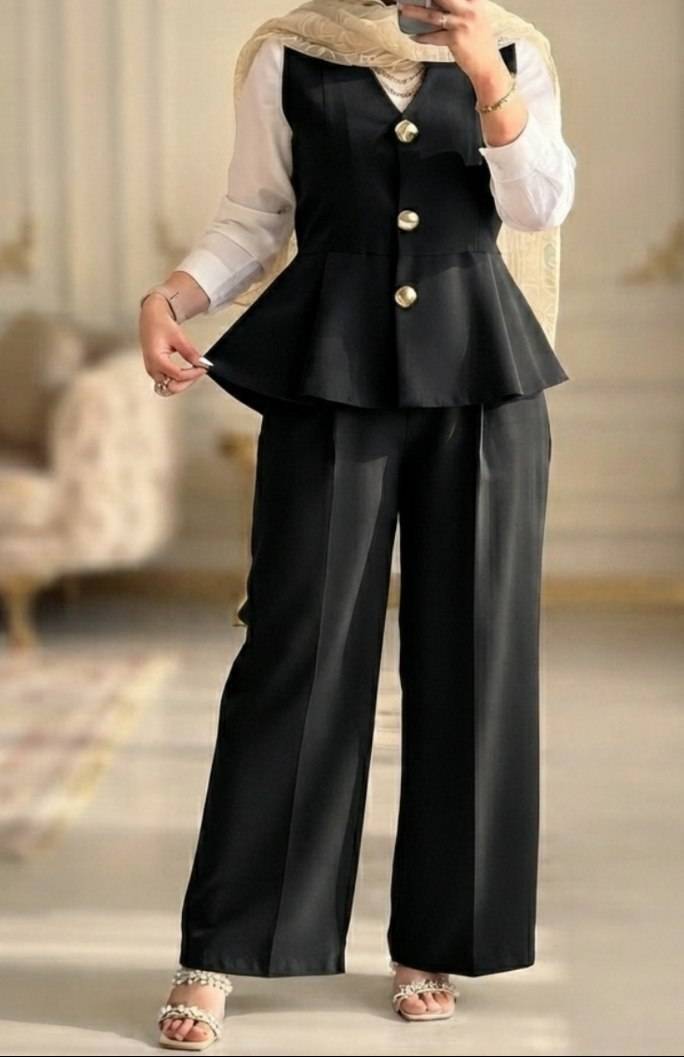 وست و شلوار نازلی باپارچه ای عالی🌺😍🌺23010سیمونا