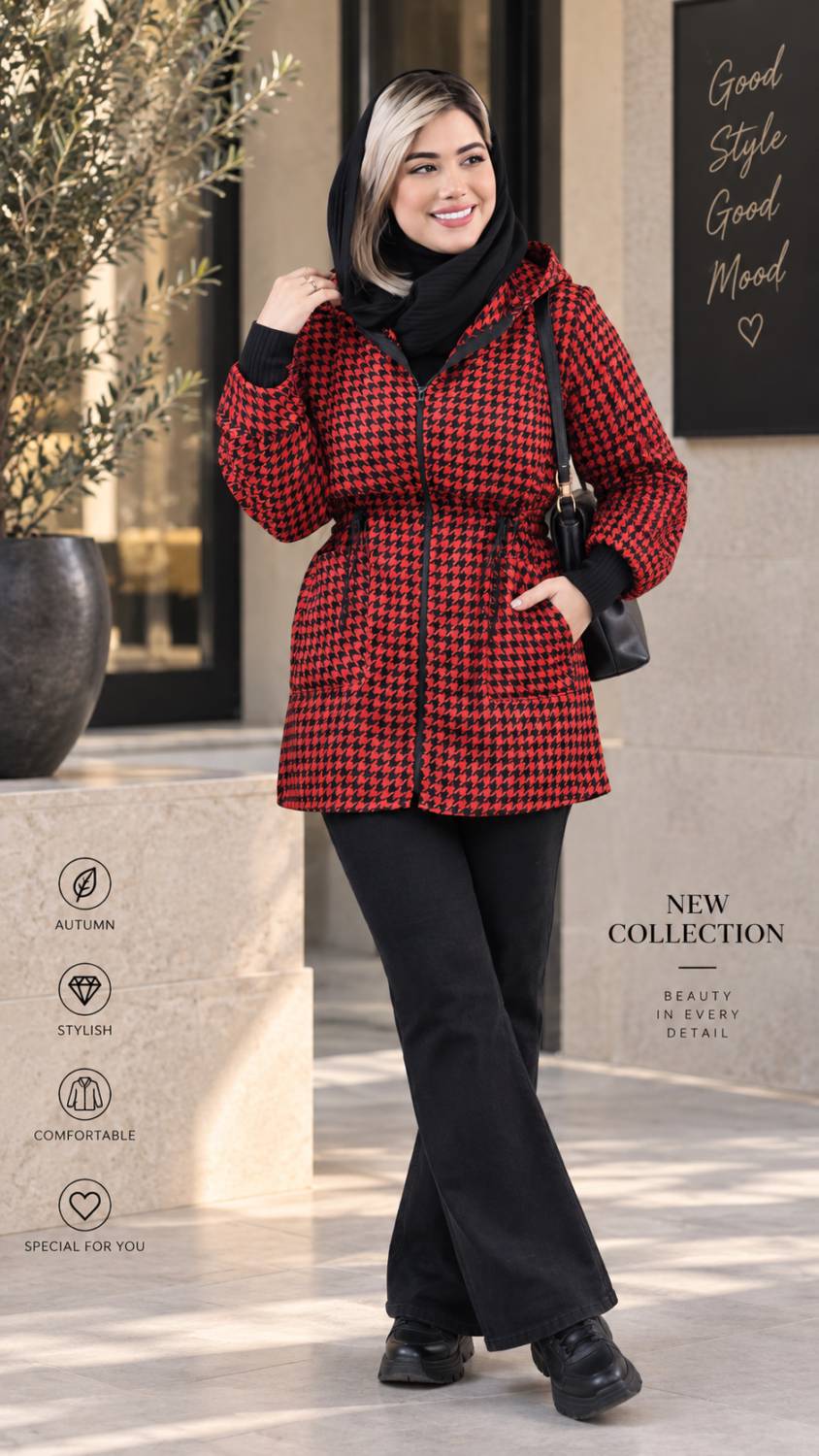 مانتو پشمی تارابارنگی جذاب🌺😍🌺24475شایسته