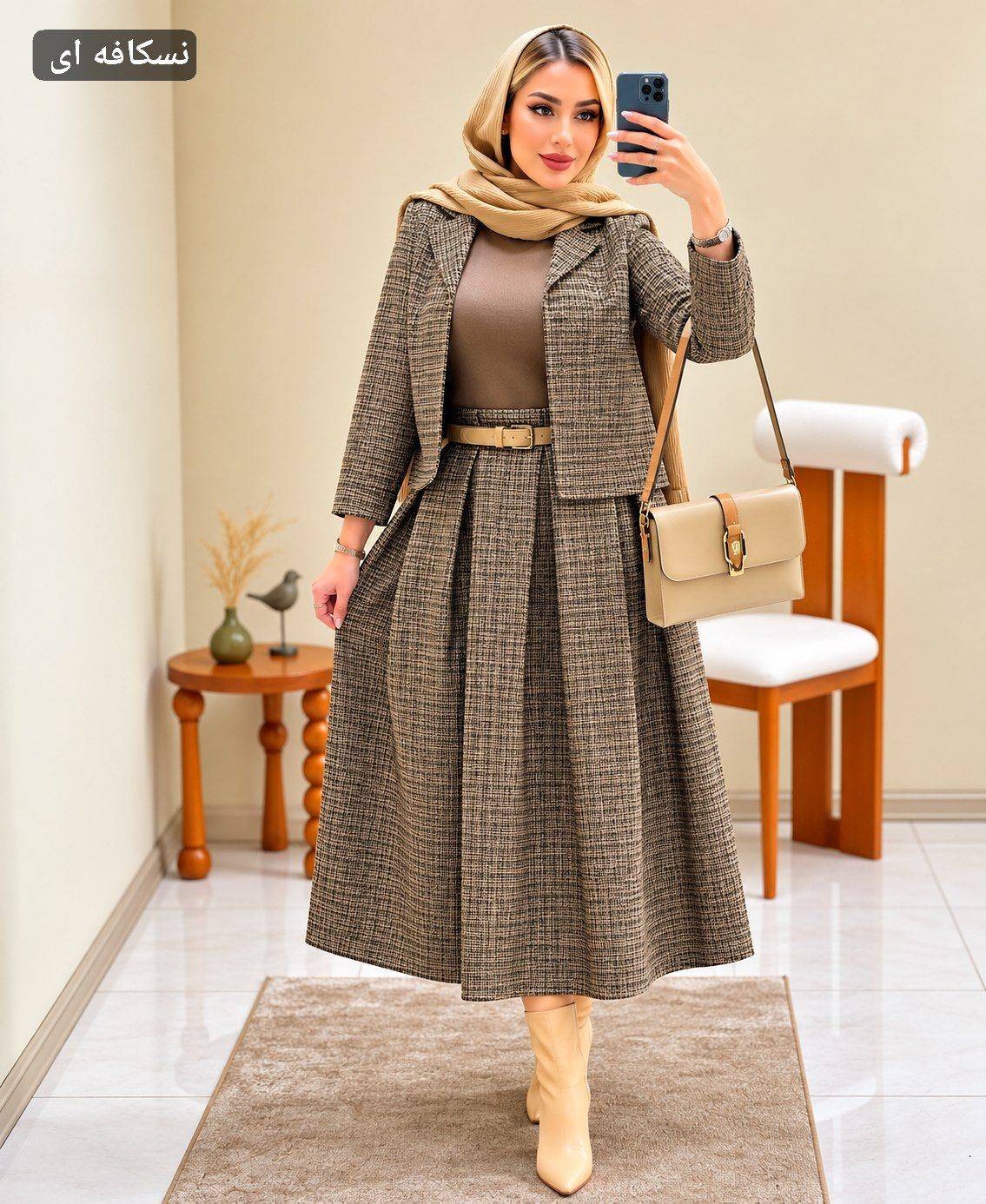 ست کت دامن ریما زیبا🌺😍🌺😍24606شایسته