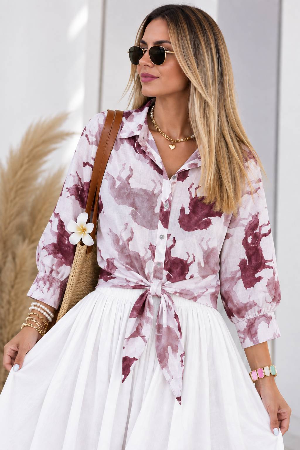 شومیز گره ای خاص و دلبر 😍🌺😍دخت ۱۱۹۱
