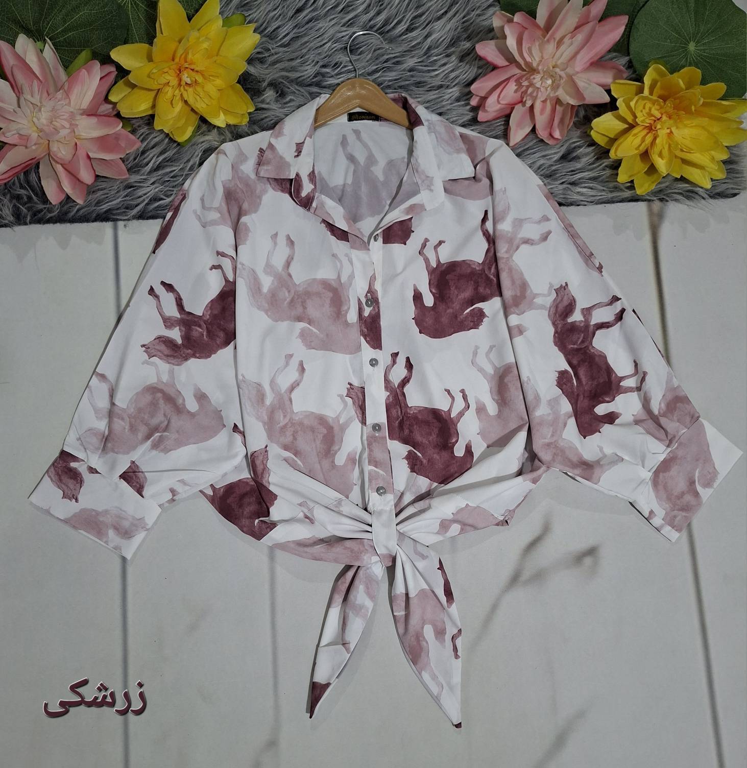 شومیز گره ای خاص و دلبر 😍🌺😍دخت ۱۱۹۱