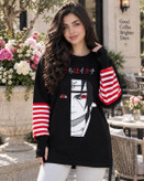 تیشرت لانگ فینگر دار با کیفیت عالی😍🌺😍دخت۱۱۶۵
