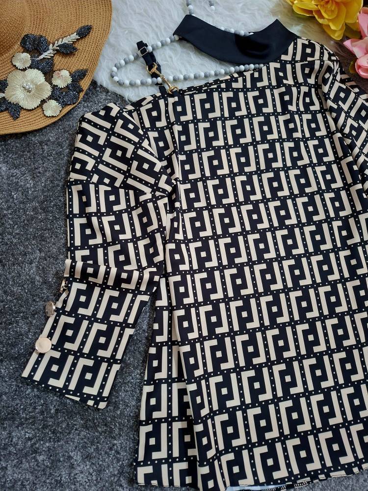 شومیز مجلسی فندی بسیار شیک و جذاب 😍🌺😍 دخت ۱۱۳۲