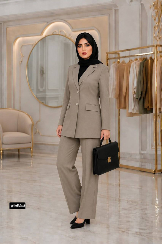 مانتو شلوار اداری در رنگبندی😎✅👌🏻کد 23255 ناز