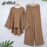 ست شومیز و شلوار سرو 🌿 با رنگ بندی و پارچه شانتون با کیفیت ✅الیش21336