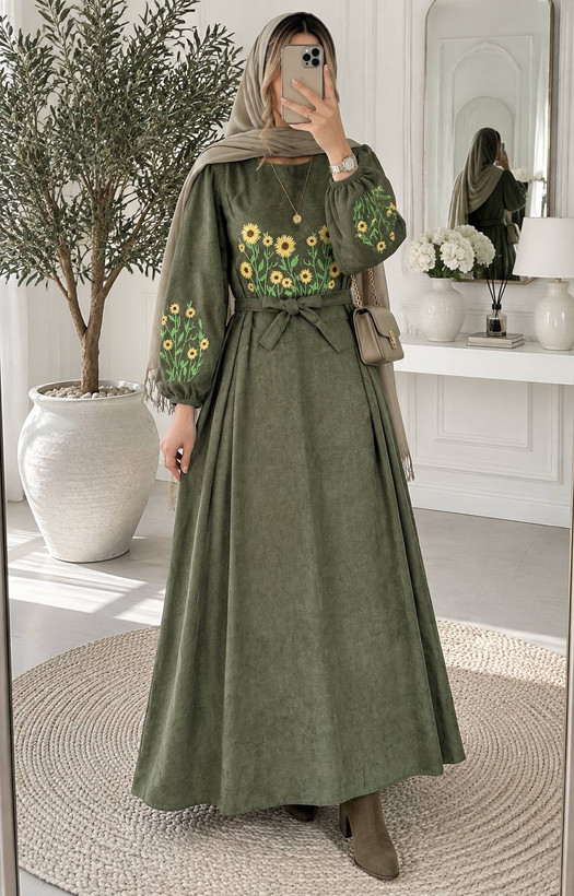 کفتان گلدوزی اروشا 🌿 با رنگبندی و کیفیت بسیار عالی ✅والی۳