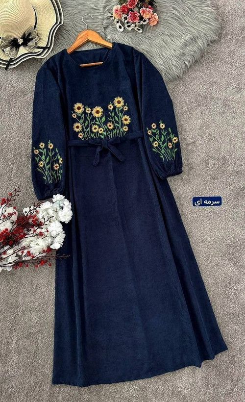 کفتان گلدوزی اروشا 🌿 با رنگبندی و کیفیت بسیار عالی ✅والی۳
