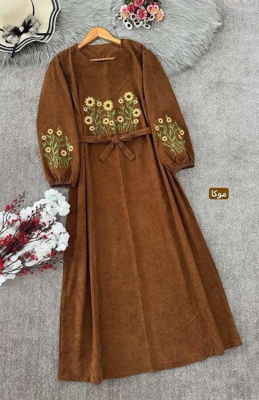کفتان گلدوزی اروشا 🌿 با رنگبندی و کیفیت بسیار عالی ✅والی۳