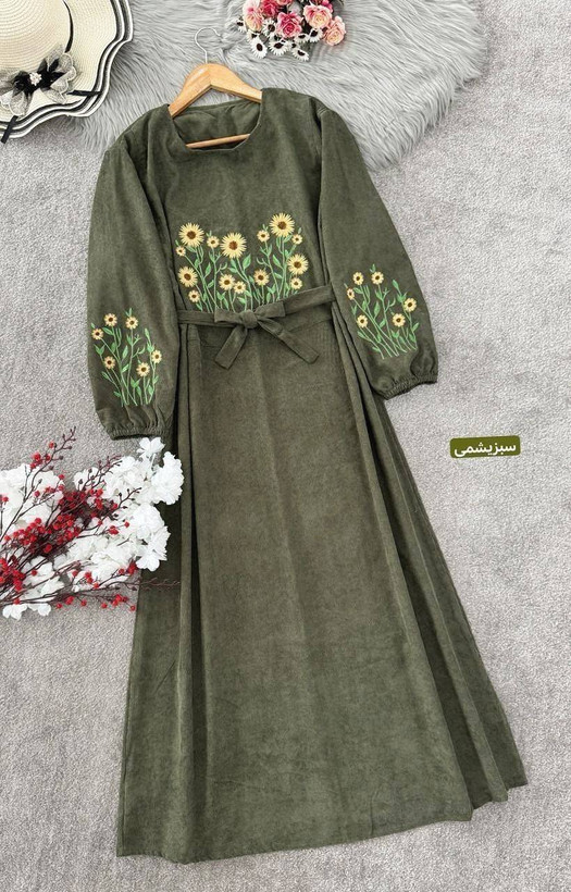 کفتان گلدوزی اروشا 🌿 با رنگبندی و کیفیت بسیار عالی ✅والی۳