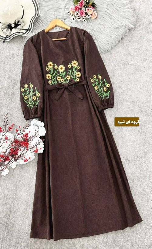 کفتان گلدوزی اروشا 🌿 با رنگبندی و کیفیت بسیار عالی ✅والی۳