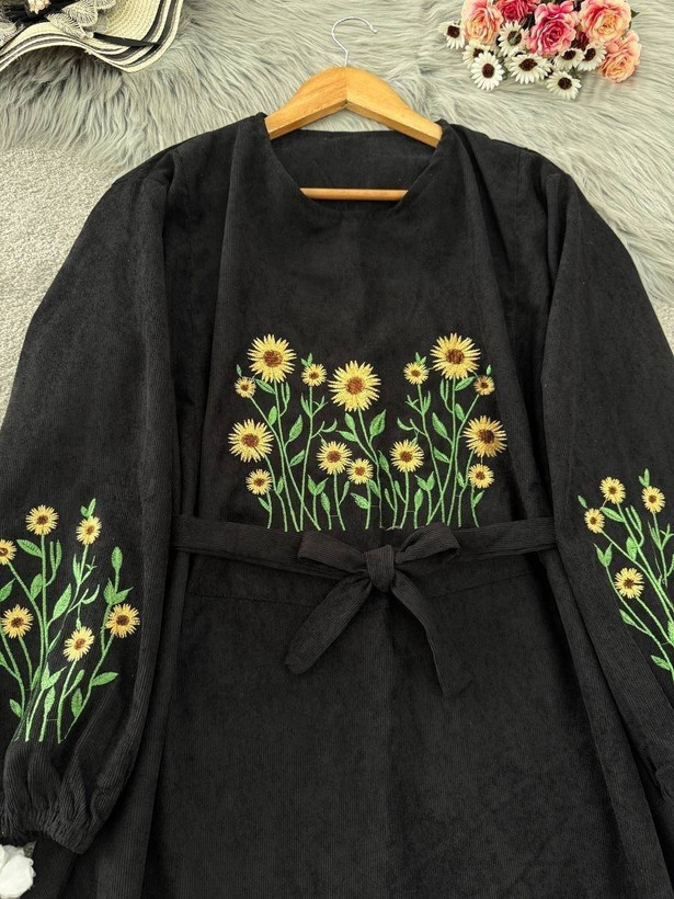 کفتان گلدوزی اروشا 🌿 با رنگبندی و کیفیت بسیار عالی ✅والی۳