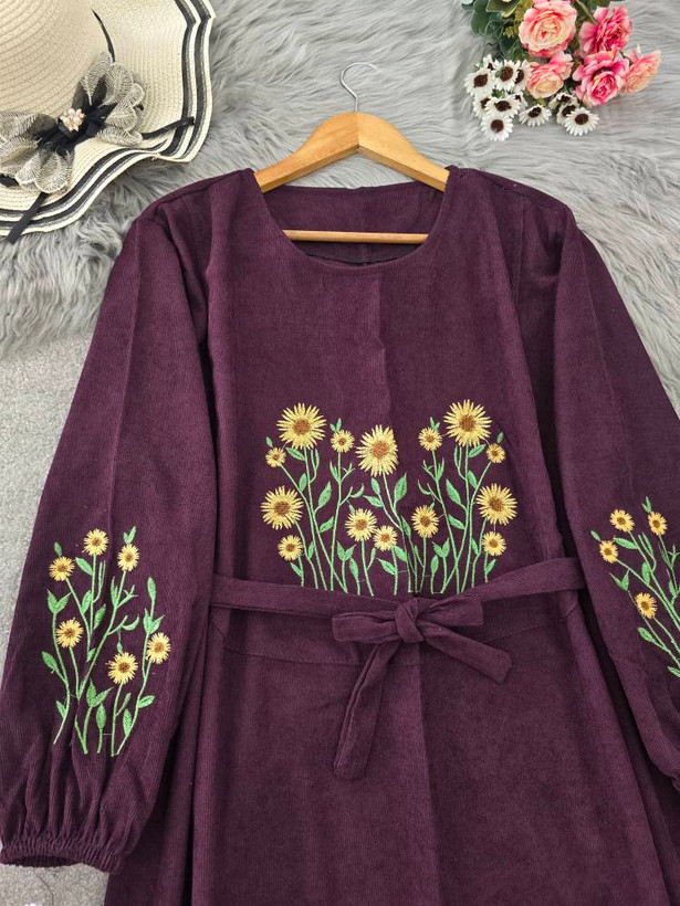 کفتان گلدوزی اروشا 🌿 با رنگبندی و کیفیت بسیار عالی ✅والی۳